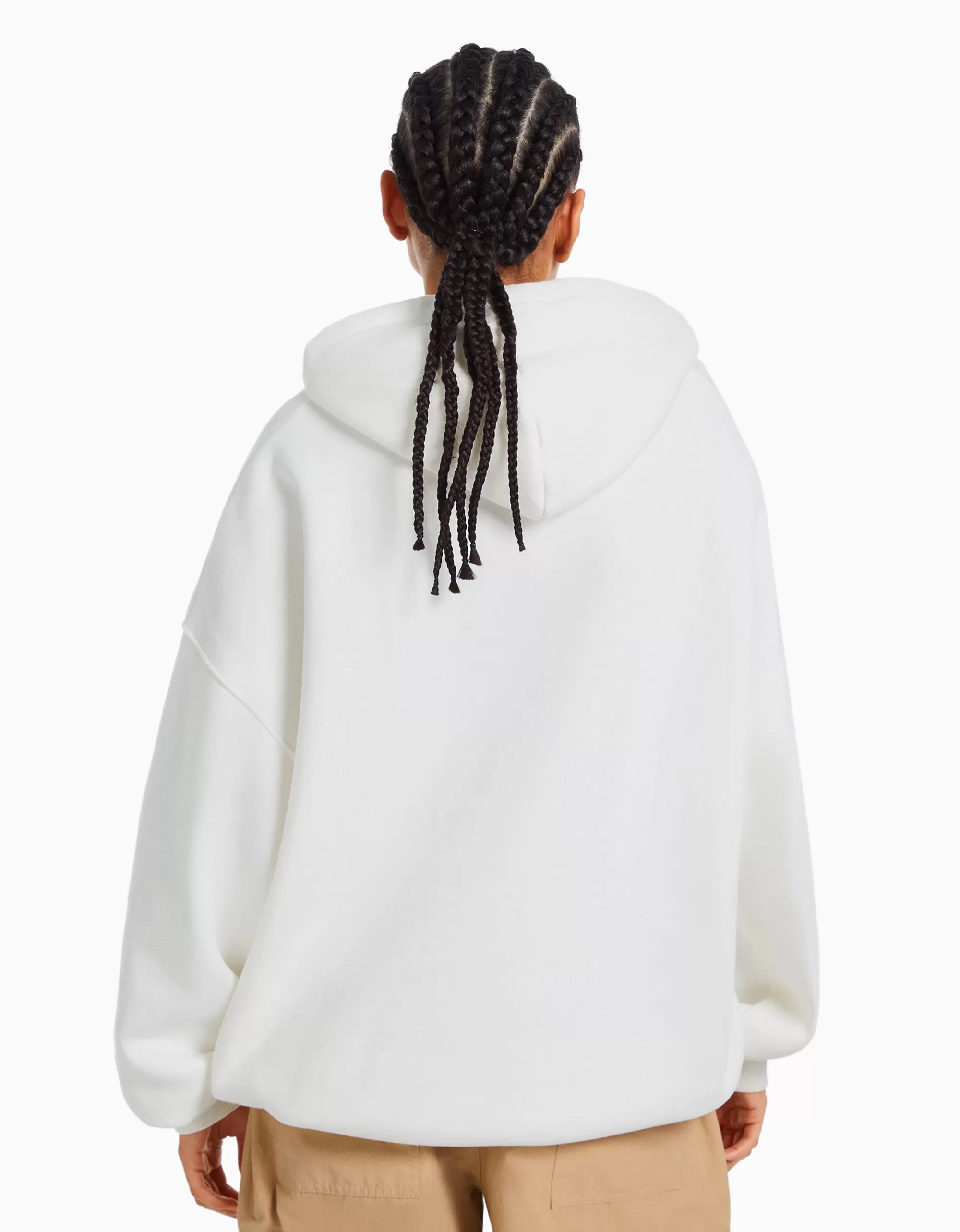 MUJER BERSHKA Sudadera capucha Tupac