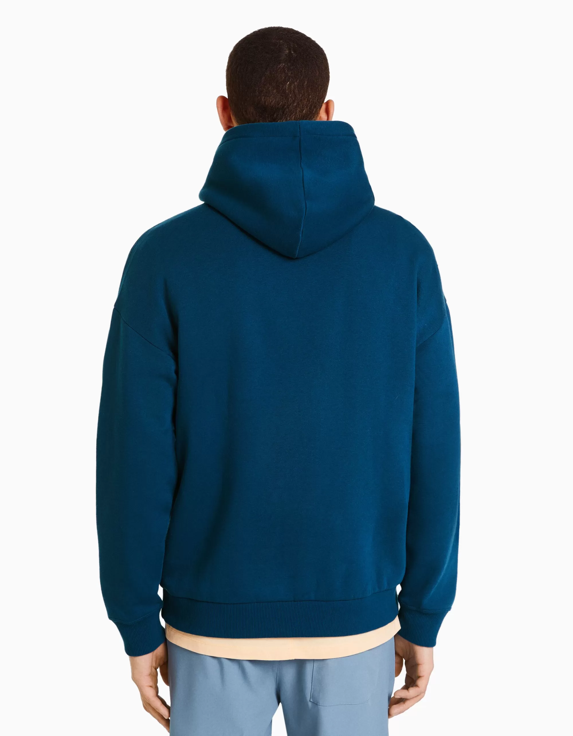 MUJER BERSHKA Sudadera capucha varsity