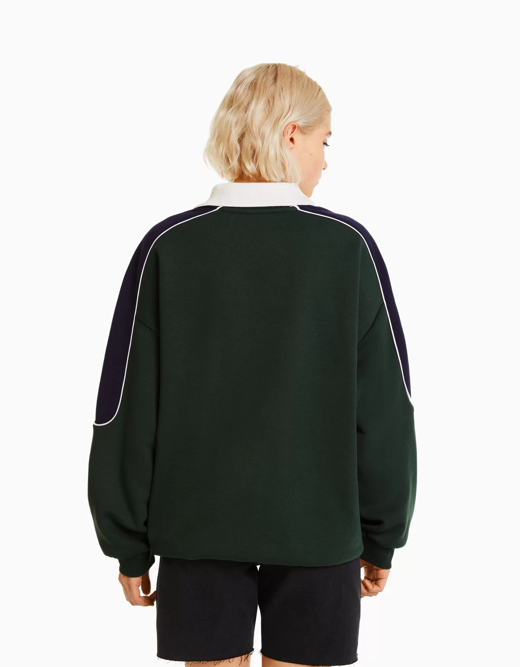 MUJER BERSHKA Sudadera print