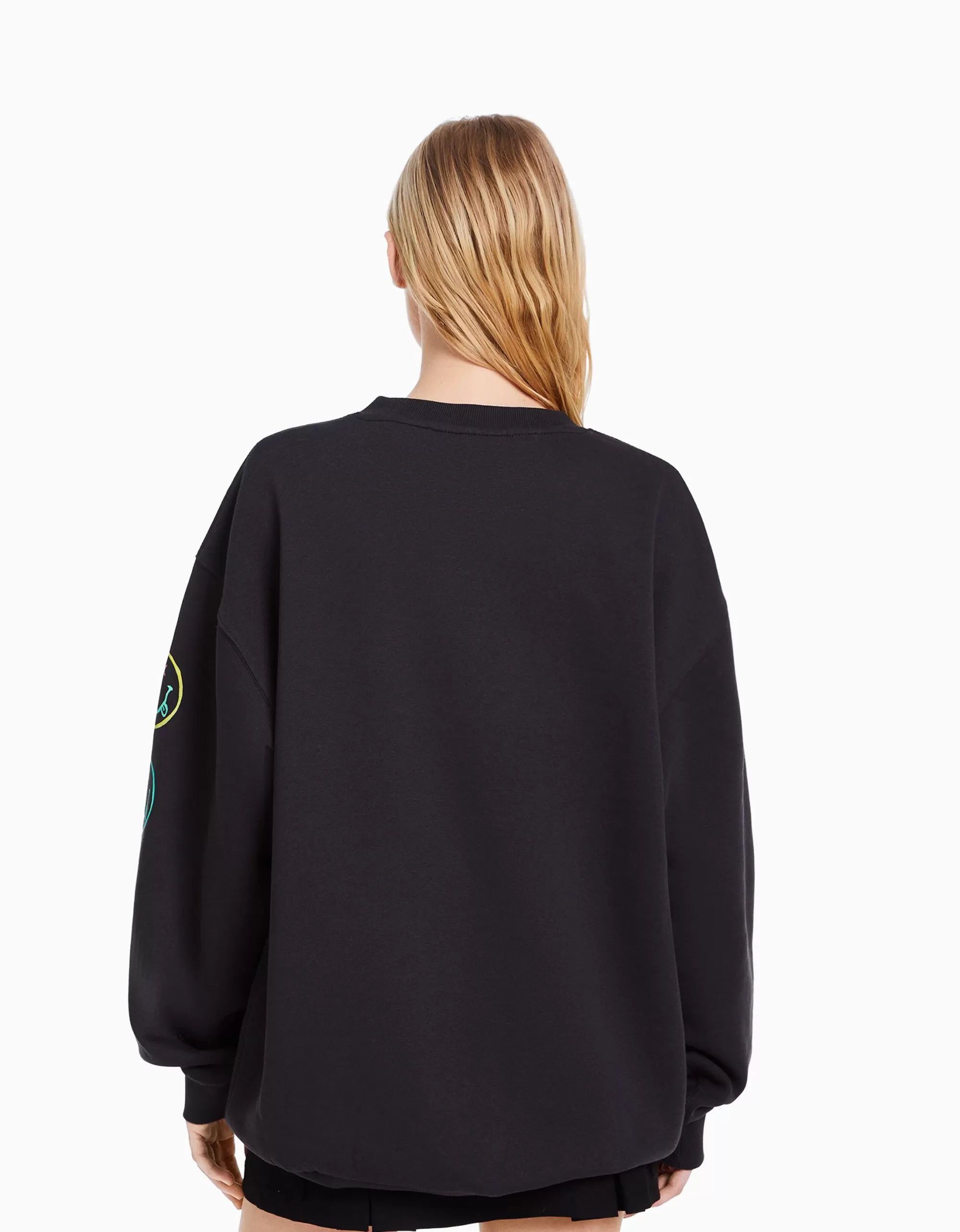 MUJER BERSHKA Sudadera print Nirvana