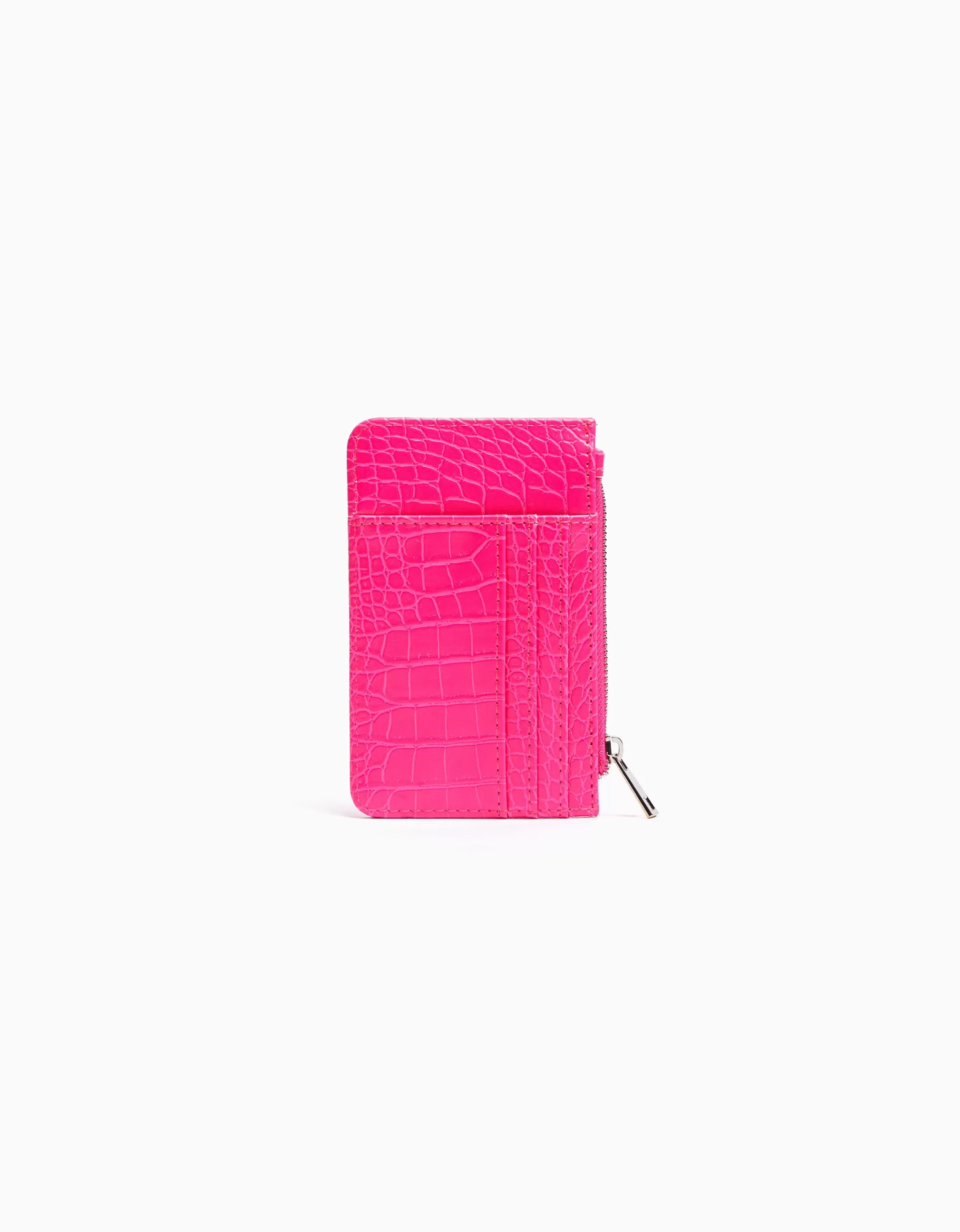 MUJER BERSHKA Tarjetero placa grabado estampado animal