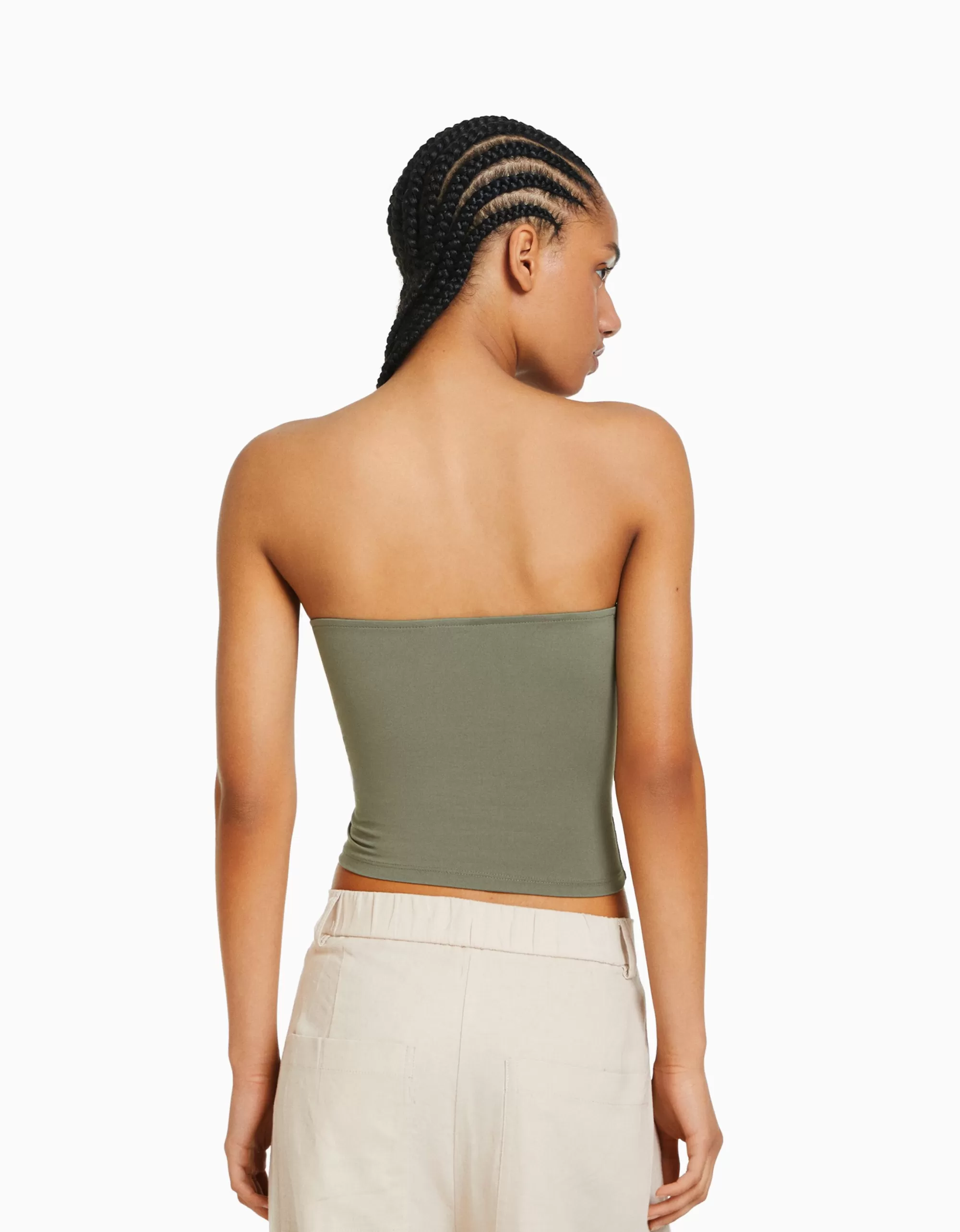 MUJER BERSHKA Top bandeau