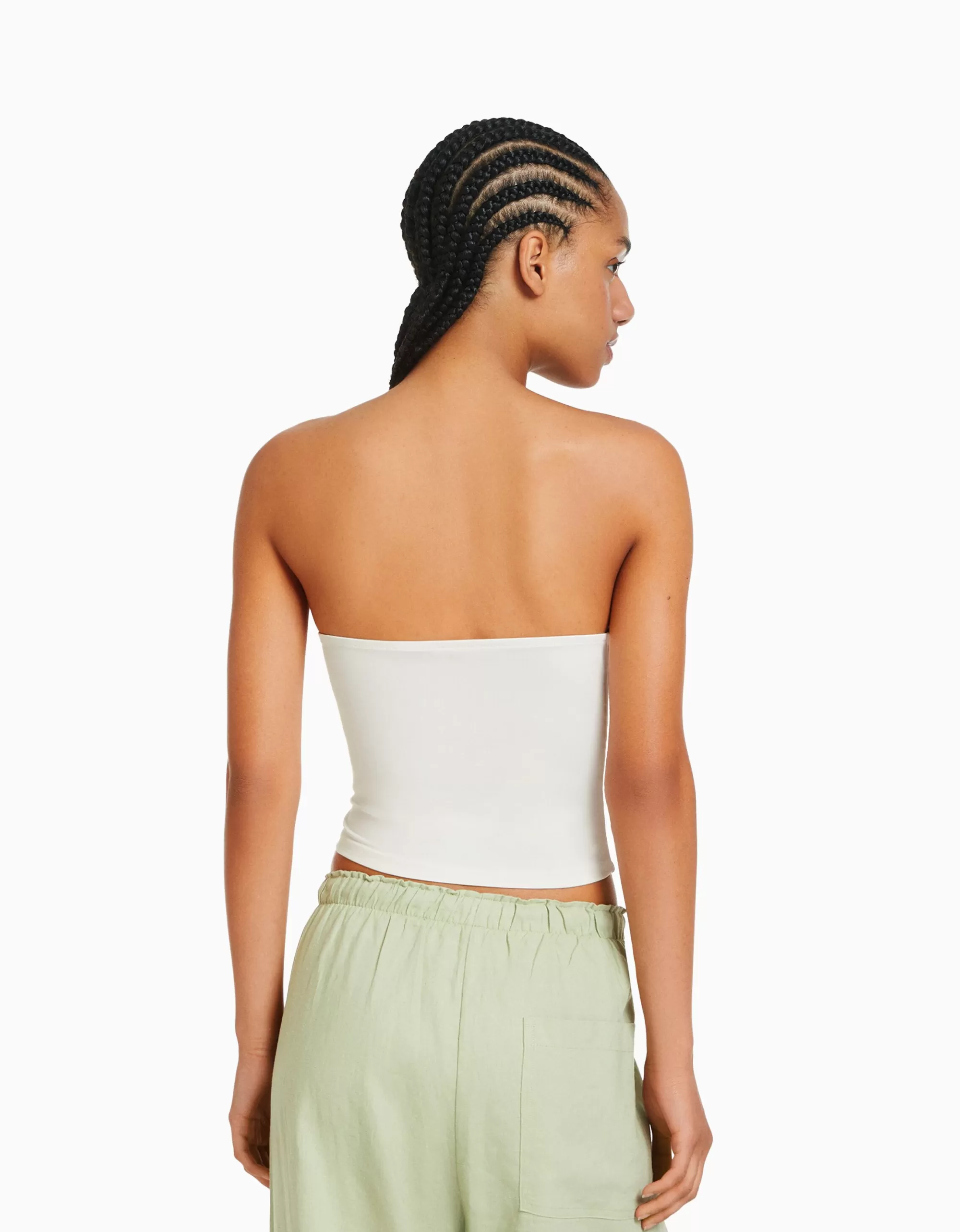 MUJER BERSHKA Top bandeau