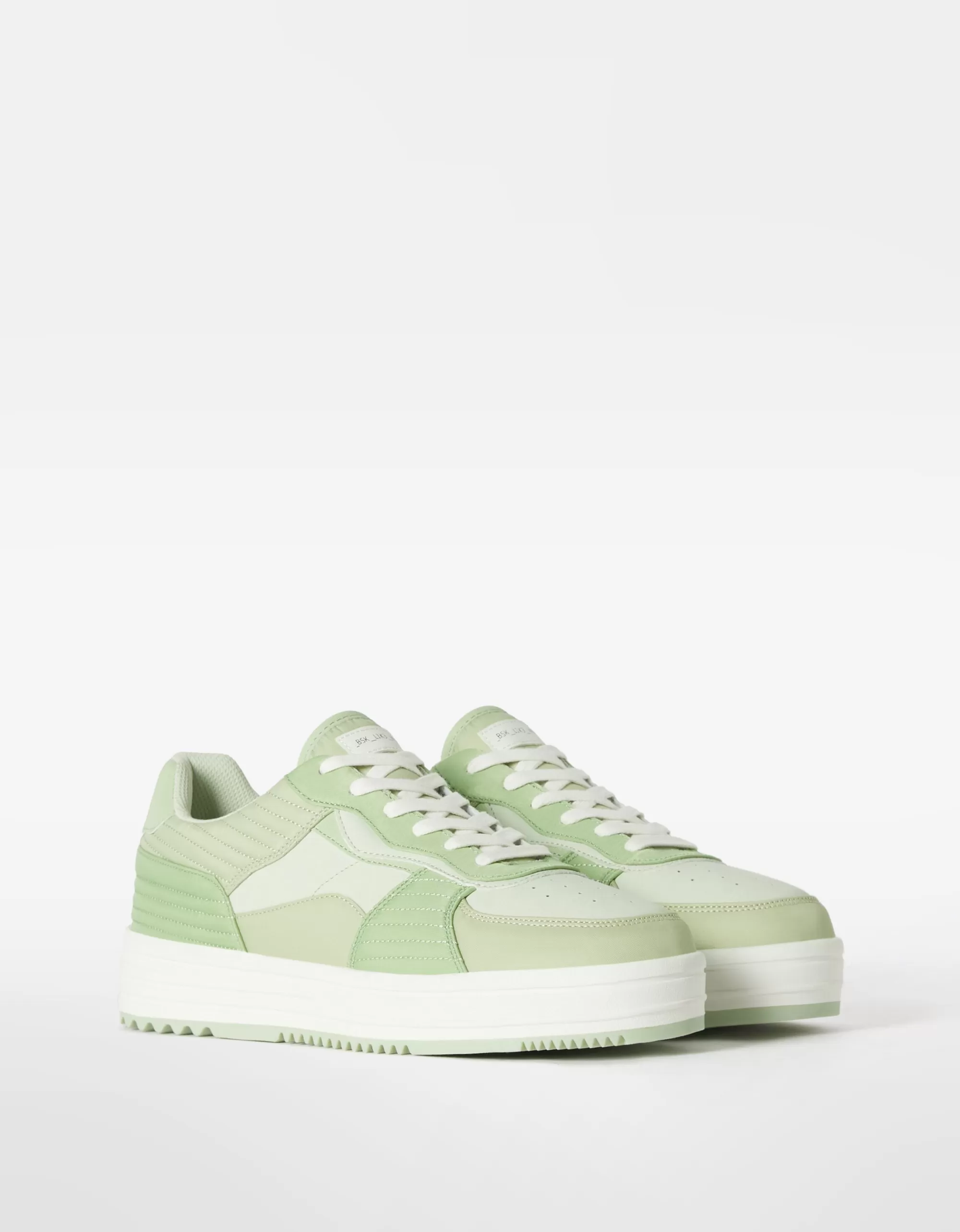 HOMBRE BERSHKA Zapatillas acolchadas pespuntes hombre