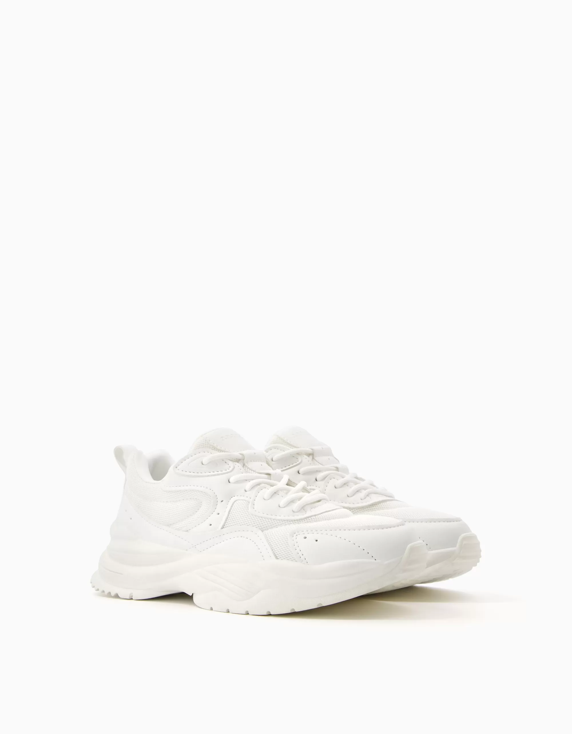 MUJER BERSHKA Zapatillas combinadas rejilla