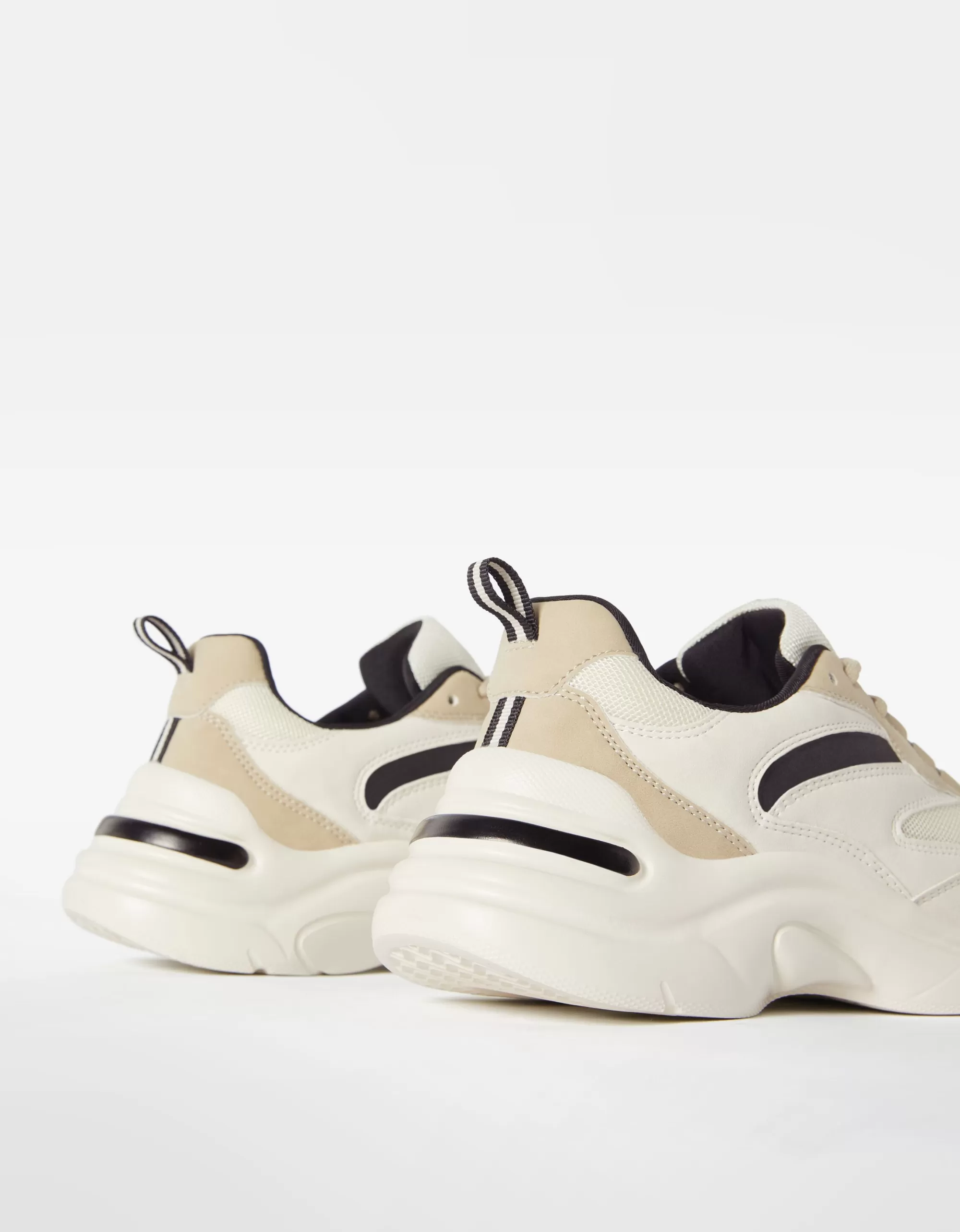 MUJER BERSHKA Zapatillas combinadas rejilla