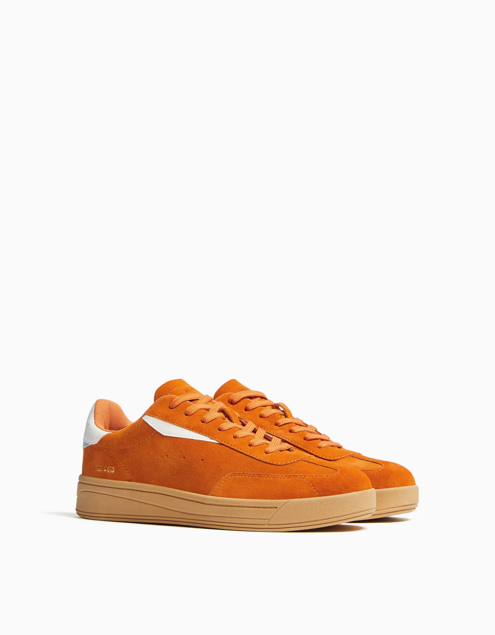 MUJER BERSHKA Zapatillas PIEL estilo retro