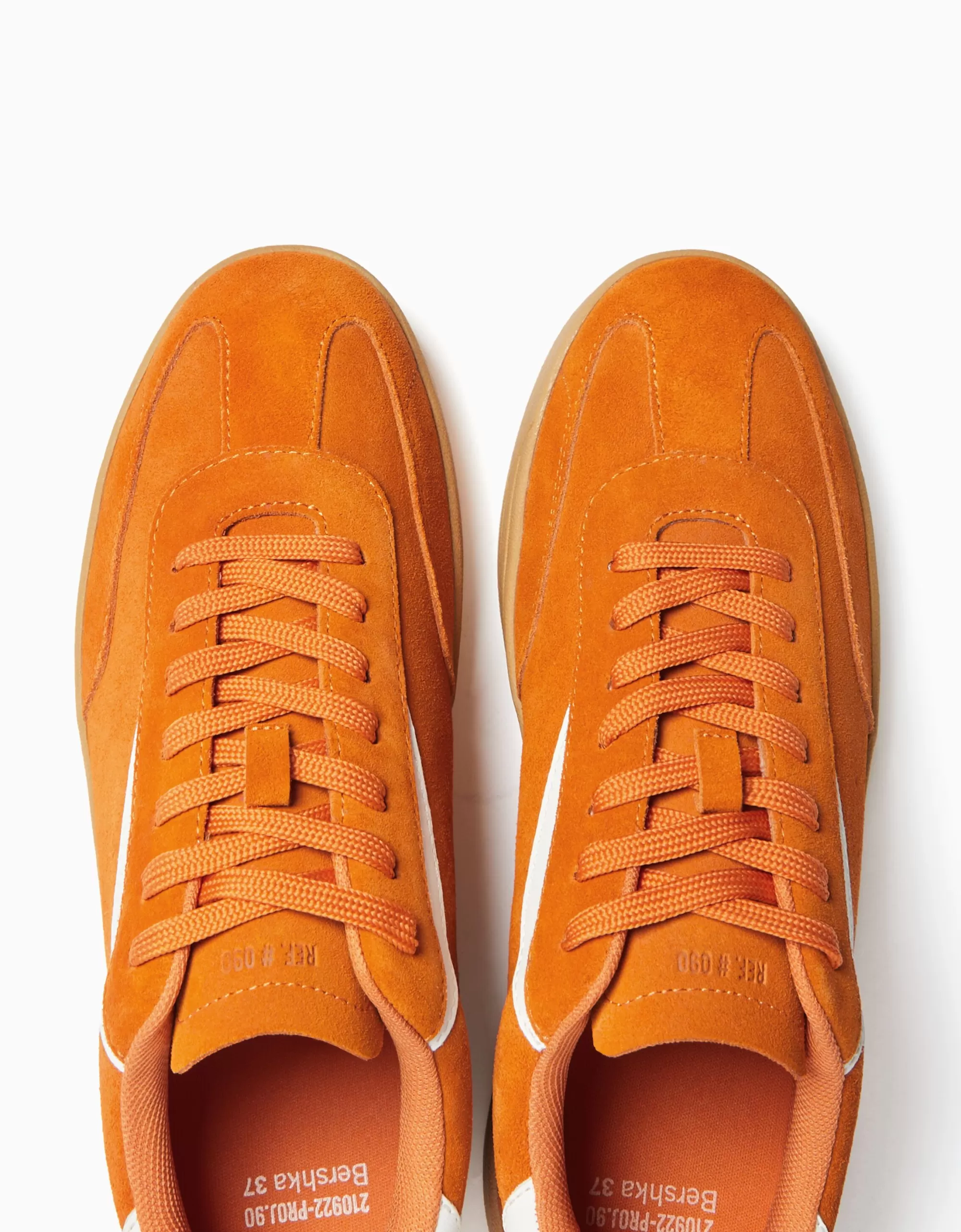 MUJER BERSHKA Zapatillas PIEL estilo retro